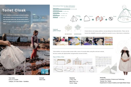 The team from the Dept. of Cultural Creativity and Digital Media Design wins the prestigious 2024 iF Design Award in Germany for their work “Toilet Cloak.”