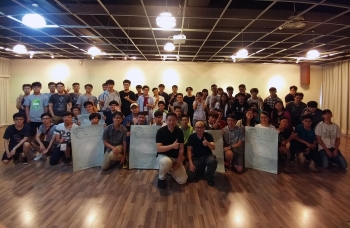 圖為 2017 LHU x Student Game Jam（SGJ，學生遊戲黑客松），於龍華科技大學盛大展開。