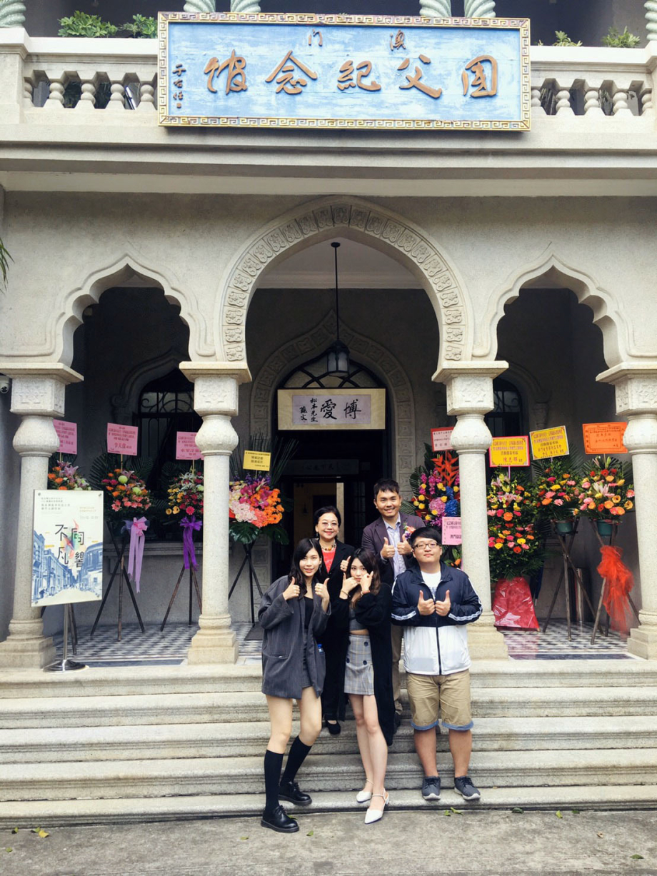 龍華科大文創系「不同凡響」展覽，向澳門民眾述說臺北市大同區老城區地方魅力。