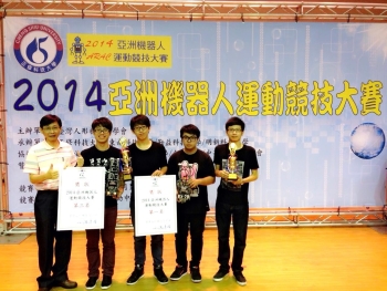 資網系同學榮獲自走車競速A組第一名與第三名