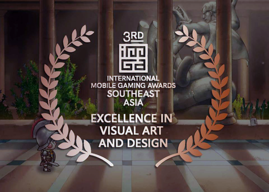 龍華科大學生創業團隊「光穹遊戲」，新作《螢幕判官》勇奪第三屆東南亞行動遊戲大賽「最佳視覺美術與設計獎」。