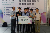 龍華科大李聯旺老師指導學生設計開發「自動煎蛋機器人」，在機械與動力機械群奪下第二名佳績。