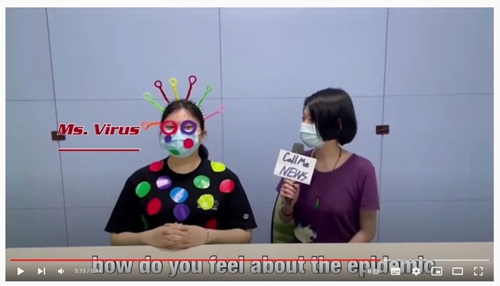 英語簡報獲個人最佳形象獎第二名同學。