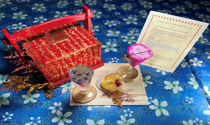 蔡勝芳激發靈感,3款風味調酒層次豐富。