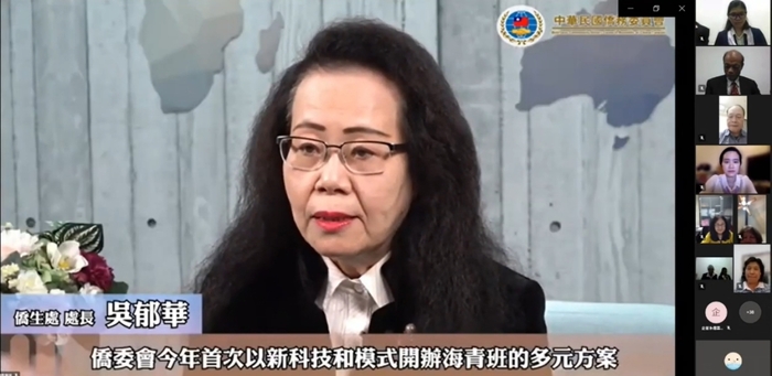 僑委會僑生處吳郁華處長，代表童振源委員長恭喜學員圓滿完成課程，期許不斷精進。