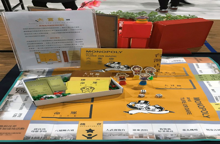 大富翁遊戲版圖中加入媽祖繞境元素和媽祖相關知識,增加遊玩豐富度。