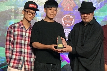 龍華科大文創系吳鴻凱、麥朱恩宇共同創作作品，勇奪銅犢獎，該獎項金犢獎從缺。圖片