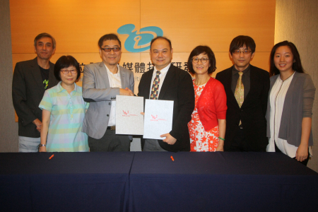 龍華科大與采億動畫影業簽署產學合作，成立動畫實務菁英培育中心。