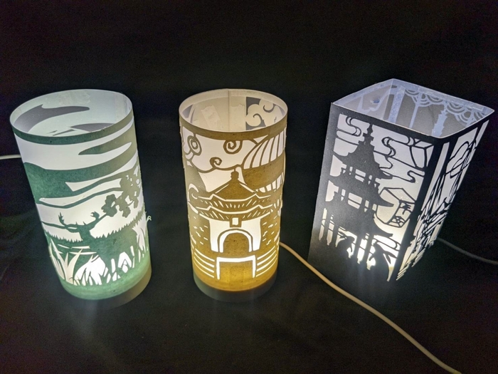 陳玥蓁同學作品「Night light」夜明燈,奪「觀光伴手禮設計」金牌。