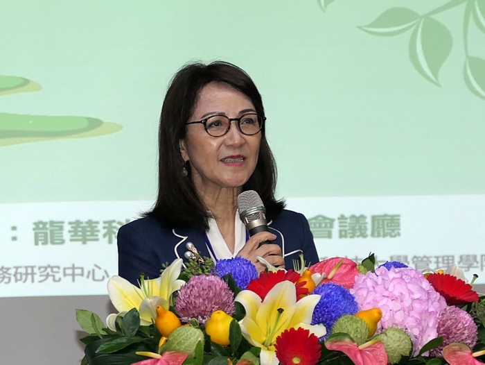 學會林如貞理事長為研討會開幕致詞。