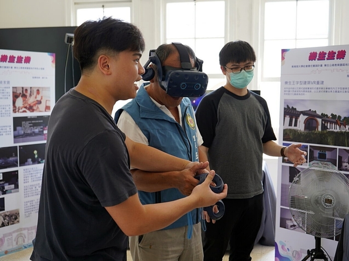 遊戲系團隊製作AR/VR擴增與虛擬實境互動，真實重現樂生歷史樣貌。