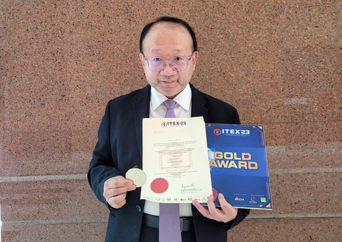 龍華科大林宗新副教授,參加2023馬來西亞 ITEX 國際發明展榮獲金牌殊榮。