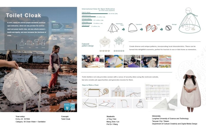 The team from the Dept. of Cultural Creativity and Digital Media Design wins the prestigious 2024 iF Design Award in Germany for their work “Toilet Cloak.”