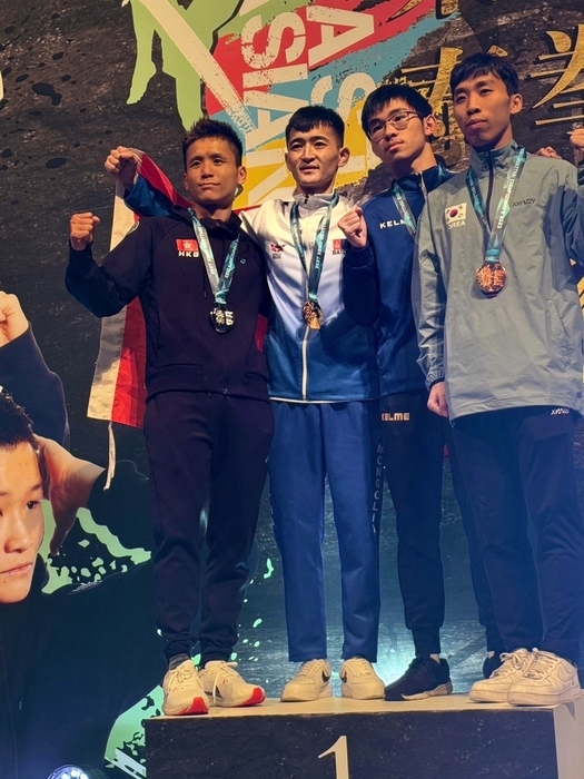 龍華科大機械系五專3年級沈琮喻,參加大專校院國術錦標賽、中正盃泰拳錦標賽,均奪下泰拳及競技泰拳項目57公斤級第1名。