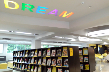 不畏少子化衝擊，龍華科大斥資6千萬打造DREAM圖書館。